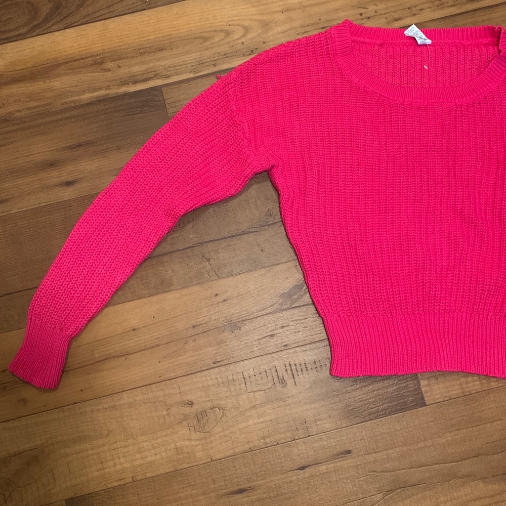 Pink sweater
